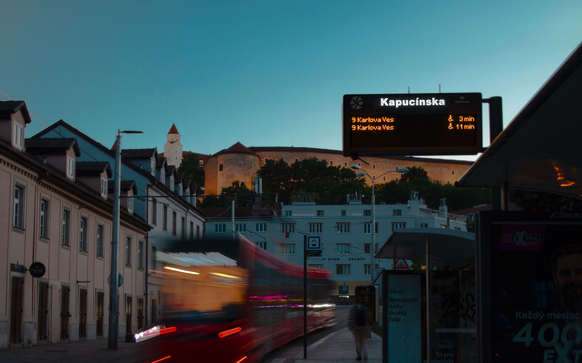 Zastávka MHD - Kapucínska