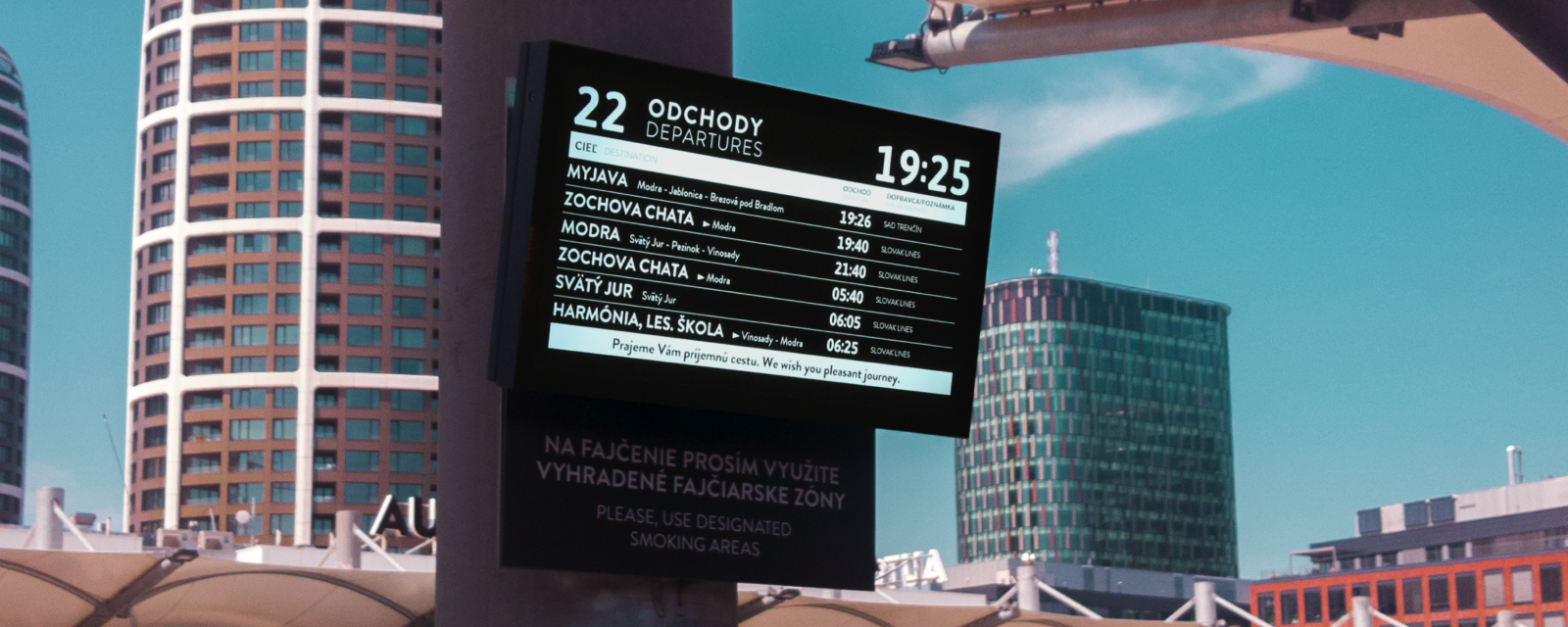 Dočasná autobusová stanica Nivy